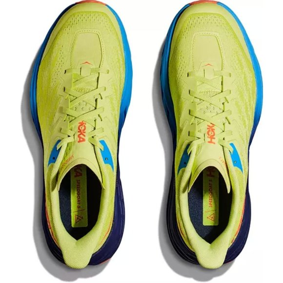 HOKA Men\'s Speedgoat 5 Trail Running Shoes Citrus Glow Men\'s Size 12D